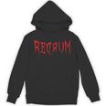 Redrum 怖い不気味な血まみれのハロウィンtシャツ2 パーカー