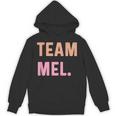 Team Mel 名前 パーカー