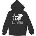 Wiener Dog ダックスフンド 犬 ペット愛好家 I Love Dachshunds パーカー