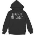 「Je Ne Parle Pas Français」I Do Notpeak French パーカー