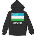 ウズベキスタン ウズベキスタン国旗 長袖tシャツ パーカー