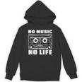 カセット No Music No Life Music Lover パーカー