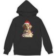 クリスマス ゴールデンレトリバー クリスマス ドッグツリー サンタハット リトリーバー 長袖tシャツ パーカー