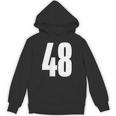 ナンバーフォーティーエイト 48 スポーツチーム制服 誕生日 48 パーカー