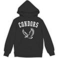 プレイヤーとファンのためのコンドルマスコット パーカー