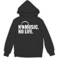 ヘッドホン No Music No Life Music Lover パーカー