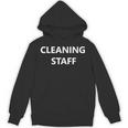 清掃スタッフ クルー 用務員 ユニフォーム カストディアン ジョブ 従業員 パーカー