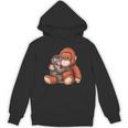 赤ちゃん用 マカク 抱きしめる ぬいぐるみ かわいい オランウータン モンキー パンチ ギフト 長袖tシャツ パーカー