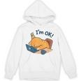 I'm Ok おかしな猫 在宅勤務 コーヒーミーム パーカー