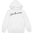 Joie Deivre フランス語の格言tシャツ パーカー