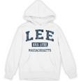 Lee Massachusetts Ma ビンテージスポーツデザイン ネイビー 長袖tシャツ パーカー