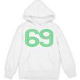 Number 69 シャツ レトロ ユニフォーム ヨーロッパスタイル バックプリント ジャージ パーカー