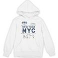 Nyc New York ヴィンテージ 航空会社タグ エアライナー フライングトラベル 長袖tシャツ パーカー