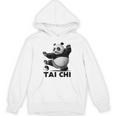 おもしろパンダ 動物 太極拳 格闘技 陰陽バランス パーカー