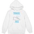 キッズ タイタニック キッズ 帆船 ヴィンテージ クルーズ ベッセル 1912 パーカー