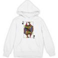 クイーンクラブ ポーカーカード トランプ ブラックジャックカード 長袖tシャツ パーカー
