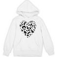 シックなハートプリントの牛柄。 パーカー