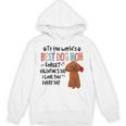 トイプードル最高の犬ママバレンタインデー面白い犬の恋人 長袖tシャツ パーカー