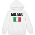 ミラノ イタリア ミラノ イタリー 旗 イタリアン パーカー