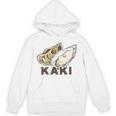 牡蠣 かき カキ Kaki ローマ字 シーフード イラスト 牡蠣好き シーフード好きea Food Oyster パーカー
