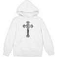 背中に十字架 大きな十字架 クリスチャン パーカー