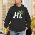 Hi Hello マリファナの葉 ハッピーファニー大麻 ウィード パイナップル パーカー