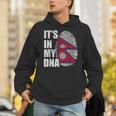 It's In My Dna ネパール ネパール国旗 指紋 パーカー
