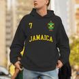 Jamaica チームサッカー ジャマイカ Number 7Occer パーカー
