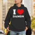 I Love Damon I Heart Damon 面白い名前 Damon パーカー