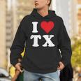 I Love Tx Initials I Heart TX First Last NameX パーカー