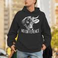 No Difference ワンライフ 違いはありません ベジタリアン 動物愛好家 ビーガン 長袖tシャツ パーカー