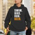 Swim Bike Run スイム バイク ラン ビール トライアスロン トライアスロン スポーツ メンズ レディース パーカー