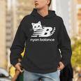 「Nyan Balance」ニャンバランス グラフィック かわいい ねこ パーカー