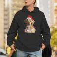 クリスマス ゴールデンレトリバー クリスマス ドッグツリー サンタハット リトリーバー 長袖tシャツ パーカー
