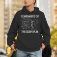 シュレーディンガーの猫 脱出計画 物理ジョーク 長袖tシャツ パーカー