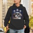 シーズー 犬 シウツー 犬 エイリアン Ufohitzhu おもしろい シーズー 長袖tシャツ パーカー