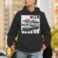 ディストレス Jdm レジェンズ レースカー 国旗 日本製 長袖tシャツ パーカー