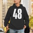 ナンバーフォーティーエイト 48 スポーツチーム制服 誕生日 48 パーカー
