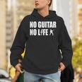 ノーギターノーライフ ギター好き ギター エレキギター ポップ音楽 ロック音楽 軽音部 バンド パーカー