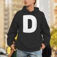 文字d 大文字 アルファベット モノグラム イニシャル パーカー