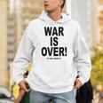 Exclusive War Is Over ご希望の場合限定ブラックプリント 長袖tシャツ パーカー