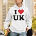 I Heart Uk Initials I Love UK First And Last Name U K 長袖tシャツ パーカー