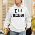 I Love Mexico ハートフラッグ レトロ 旅行 お土産 パーカー