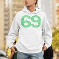 Number 69 シャツ レトロ ユニフォーム ヨーロッパスタイル バックプリント ジャージ パーカー
