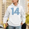 ナンバー14 シャツ レトロユニフォーム ヨーロッパスタイル バックプリントジャージ パーカー