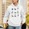ボストンテリア ヨガ アサナ ポーズ 瞑想 おもしろtシャツ パーカー