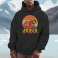 Jesus Has Your Back Jiu Jitsu レトロ クリスチャン メンズ レディース キッズ パーカー