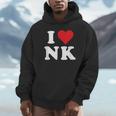 I Love Nk Initials I Heart NK First Last Name N K パーカー