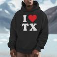 I Love Tx Initials I Heart TX First Last NameX パーカー