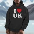 I Love Uk Initials I Heart UK First Last Name U K パーカー
